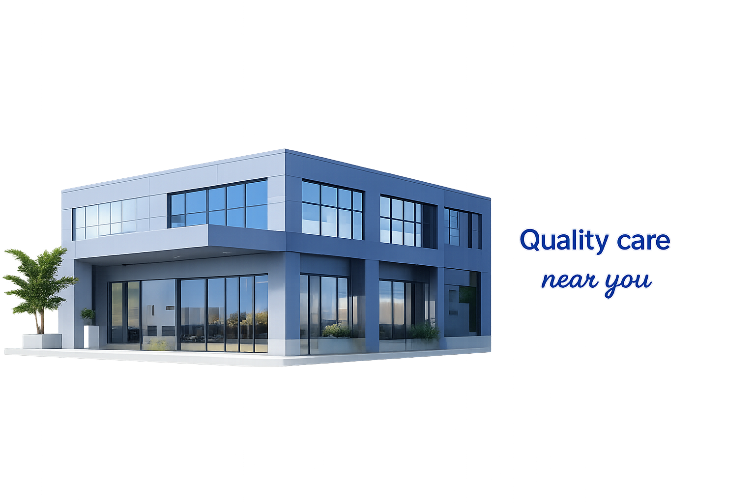 Modern clinic building