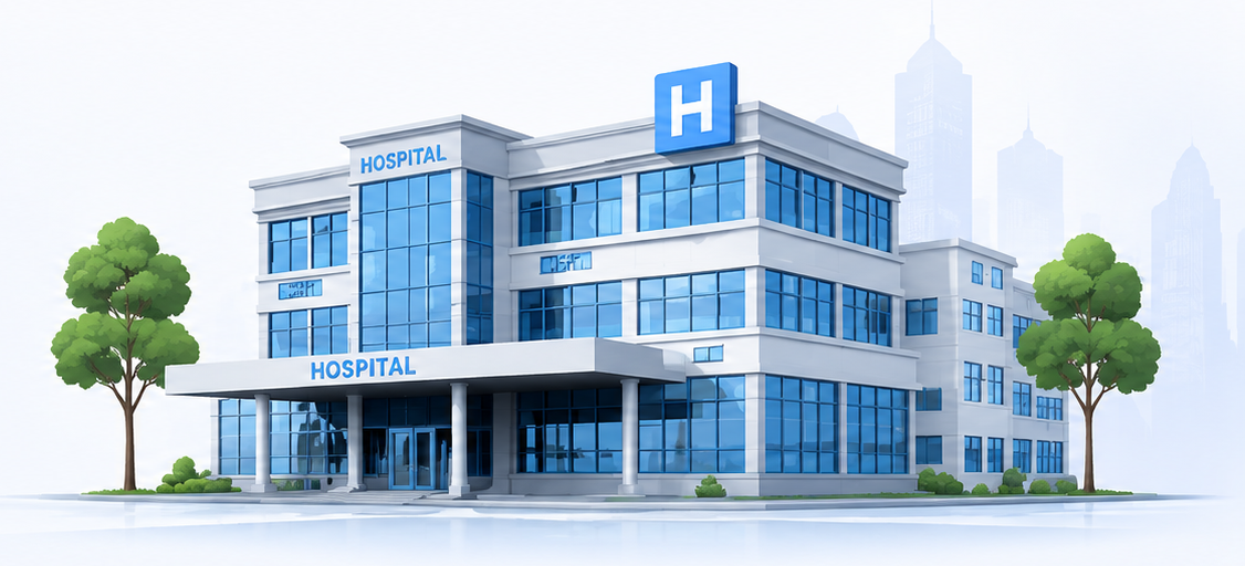 Modern Hospital building